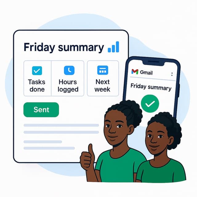 The weekly summary