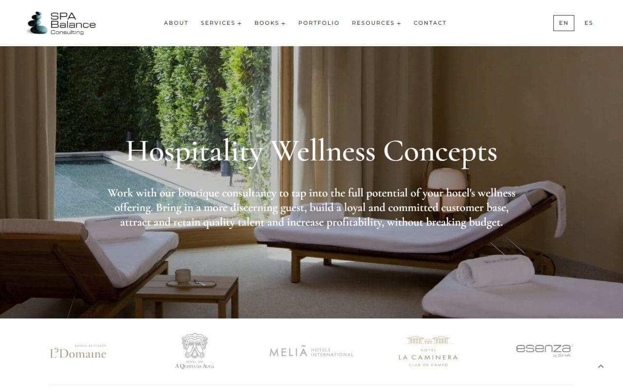 spa-balance.com homepage